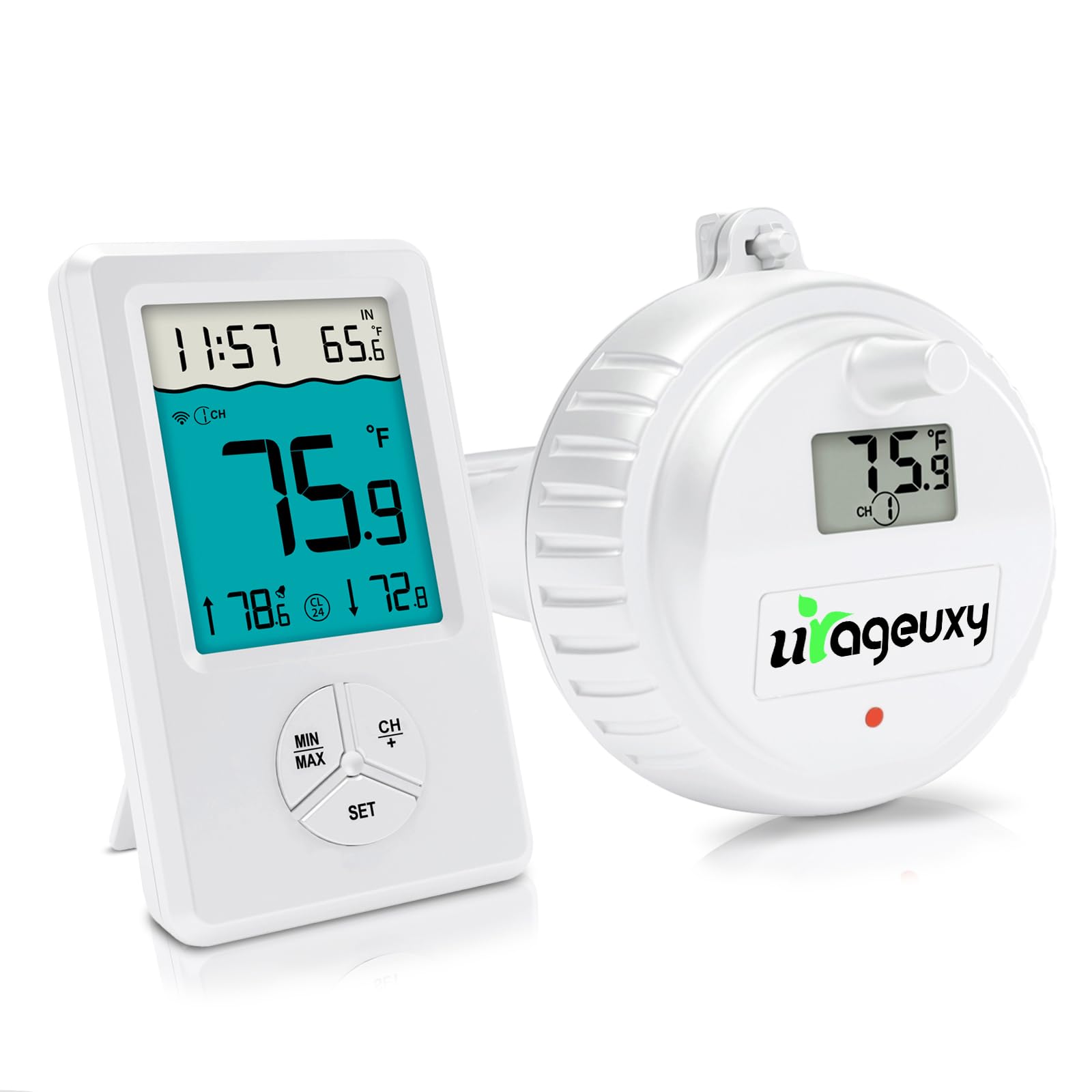 Urageuxy front display unit showing clear color readout for fast checks