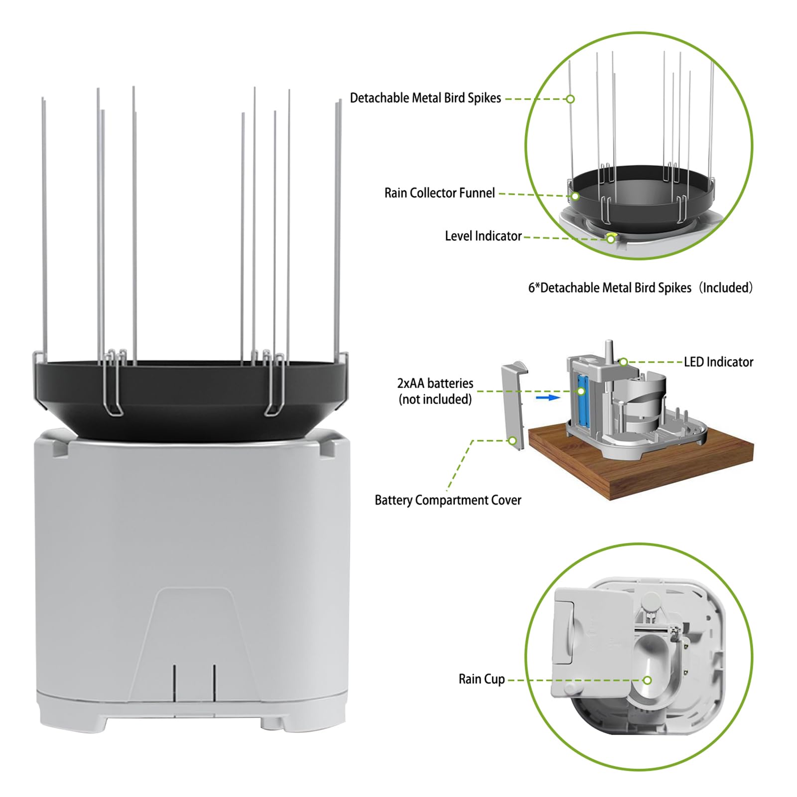 Urageuxy installation bracket mounted outdoors demonstrating secure placement and easy setup