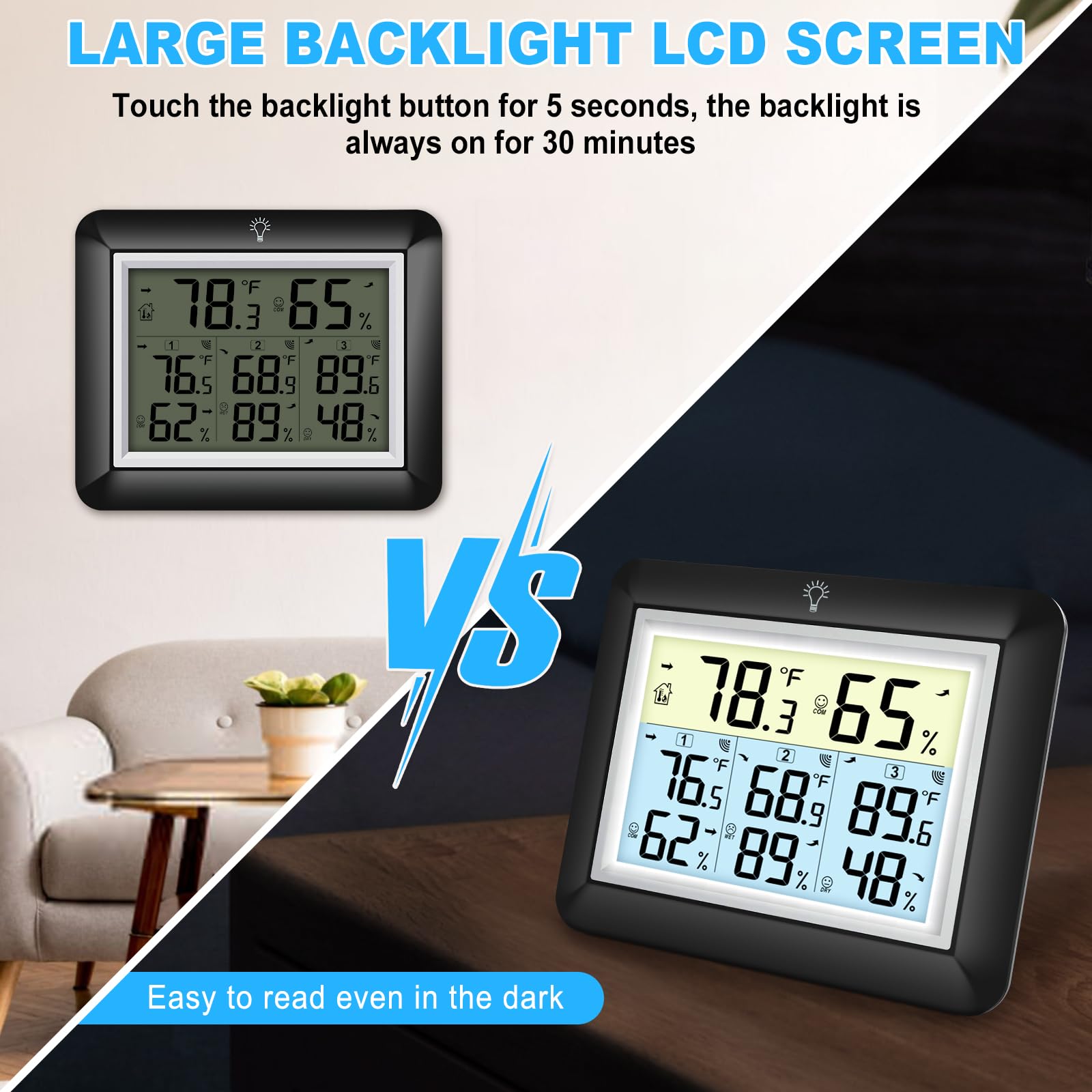 Urageuxy product label and specifications closeup highlighting ranges and accuracy benefits