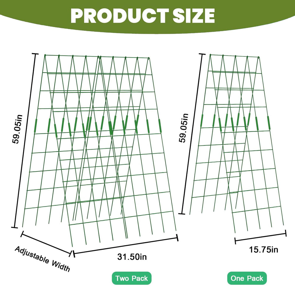 UrGROWA trellis accessories kit with ties and clips for quick plant training