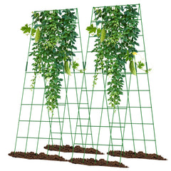 UrGROWA trellis front view showing sturdy A-frame and vine support benefits