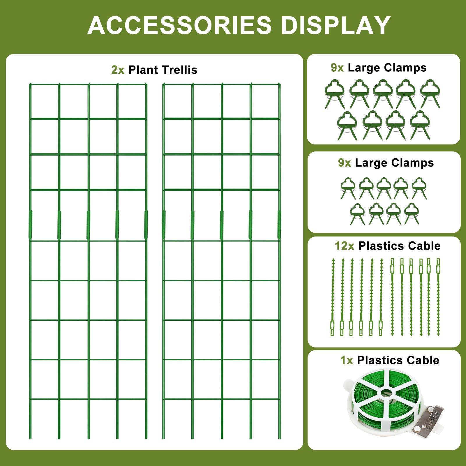 UrGROWA trellis on patio with planters demonstrating small-space vegetable growing