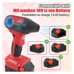URUN Jet Fan Mini Blower closeup of motor vents highlighting efficient brushless motor