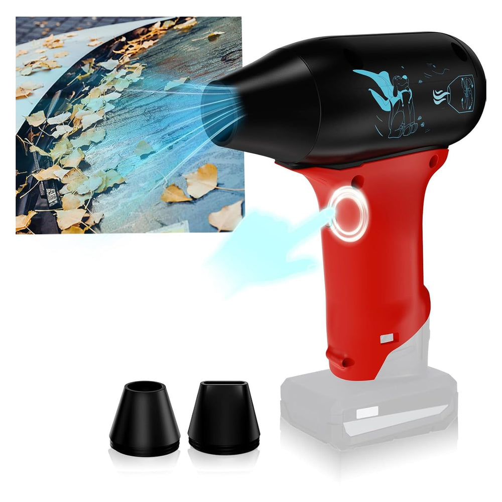 URUN Jet Fan Mini Blower front view showing compact design and portability benefits