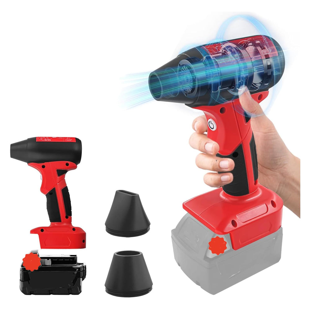 URUN Jet Fan Mini Blower front view showing compact design and nozzle benefit