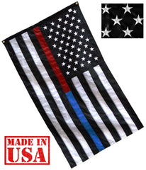 US Flag Factory close-up of embroidered stars highlighting premium stitch quality