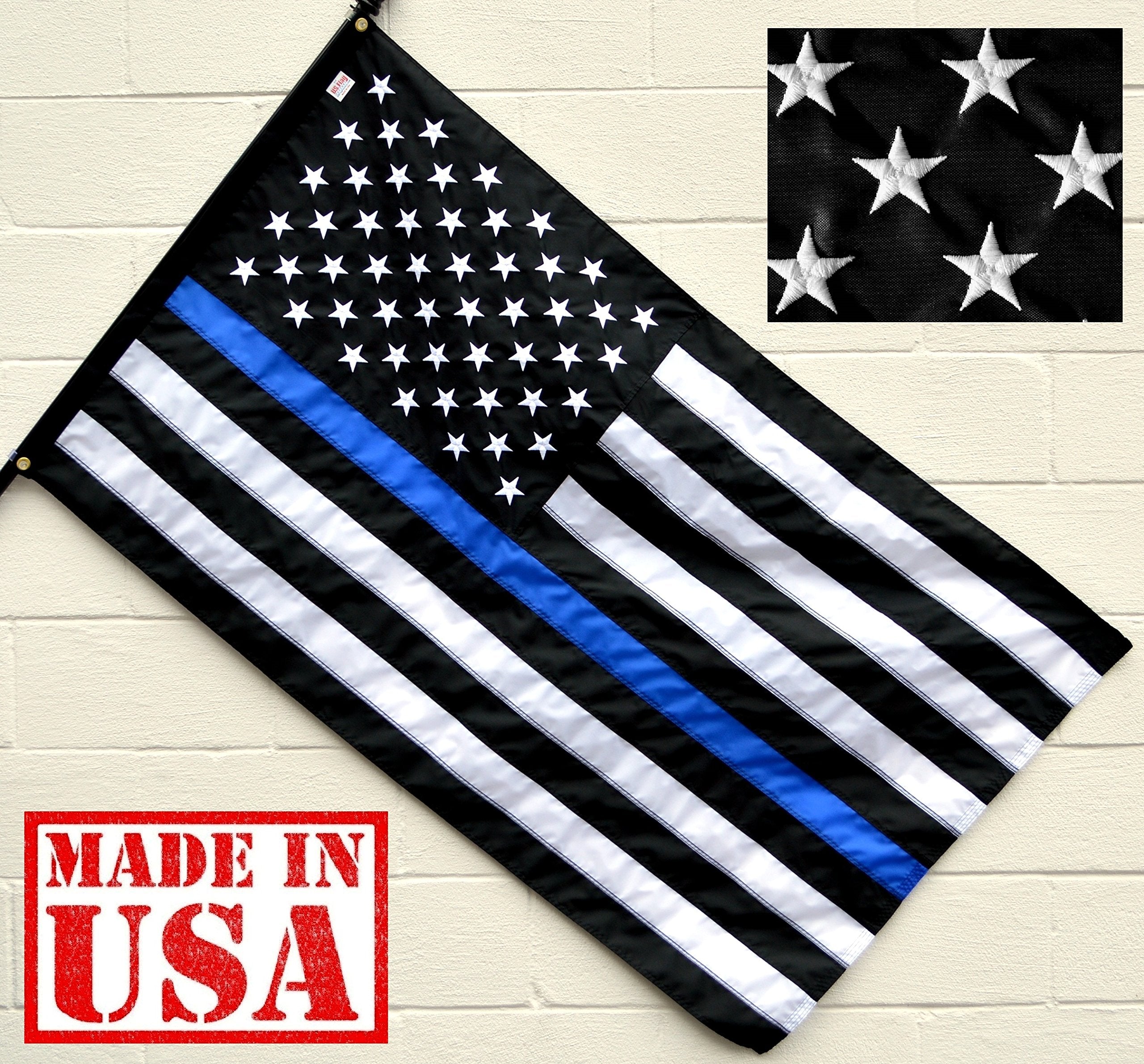US Flag Factory reinforced flying hem stitching for long-lasting wear