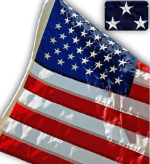 US Flag Factory front view 2.5x4 ft flag showing vibrant colors and flyability