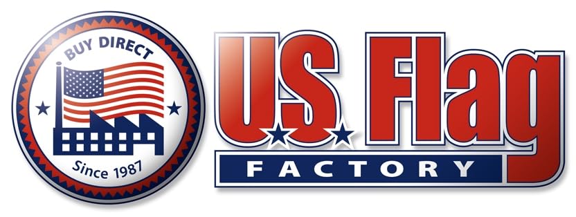 US Flag Factory packaging with made-in-usa label showing domestic manufacturing pride