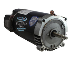 US Motors AST125 front flange view showing bolt holes and easy replacement benefit