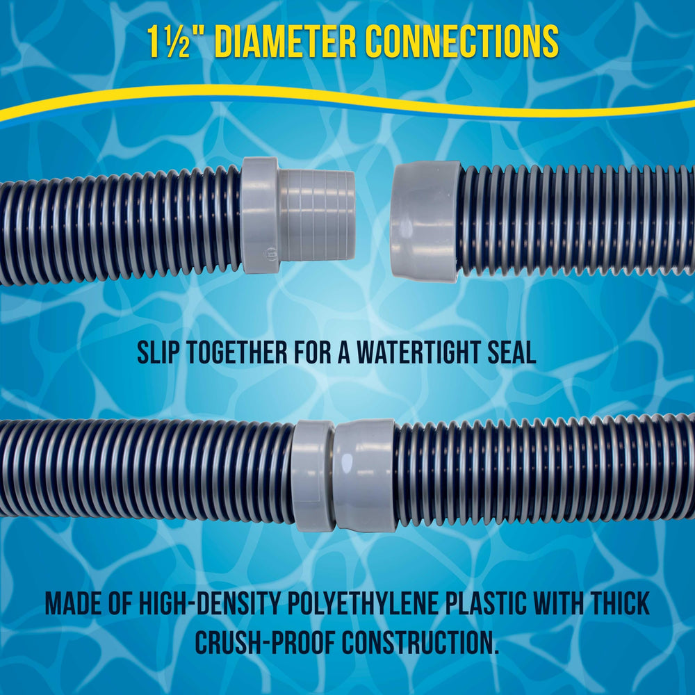 U.S. Pool Supply male and female cuff detail showing watertight connection