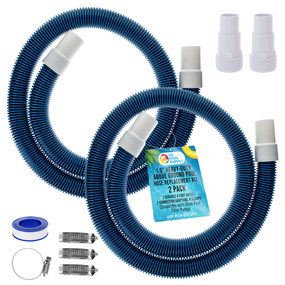 U.S. Pool Supply front packaging showing kit contents and quick install benefit