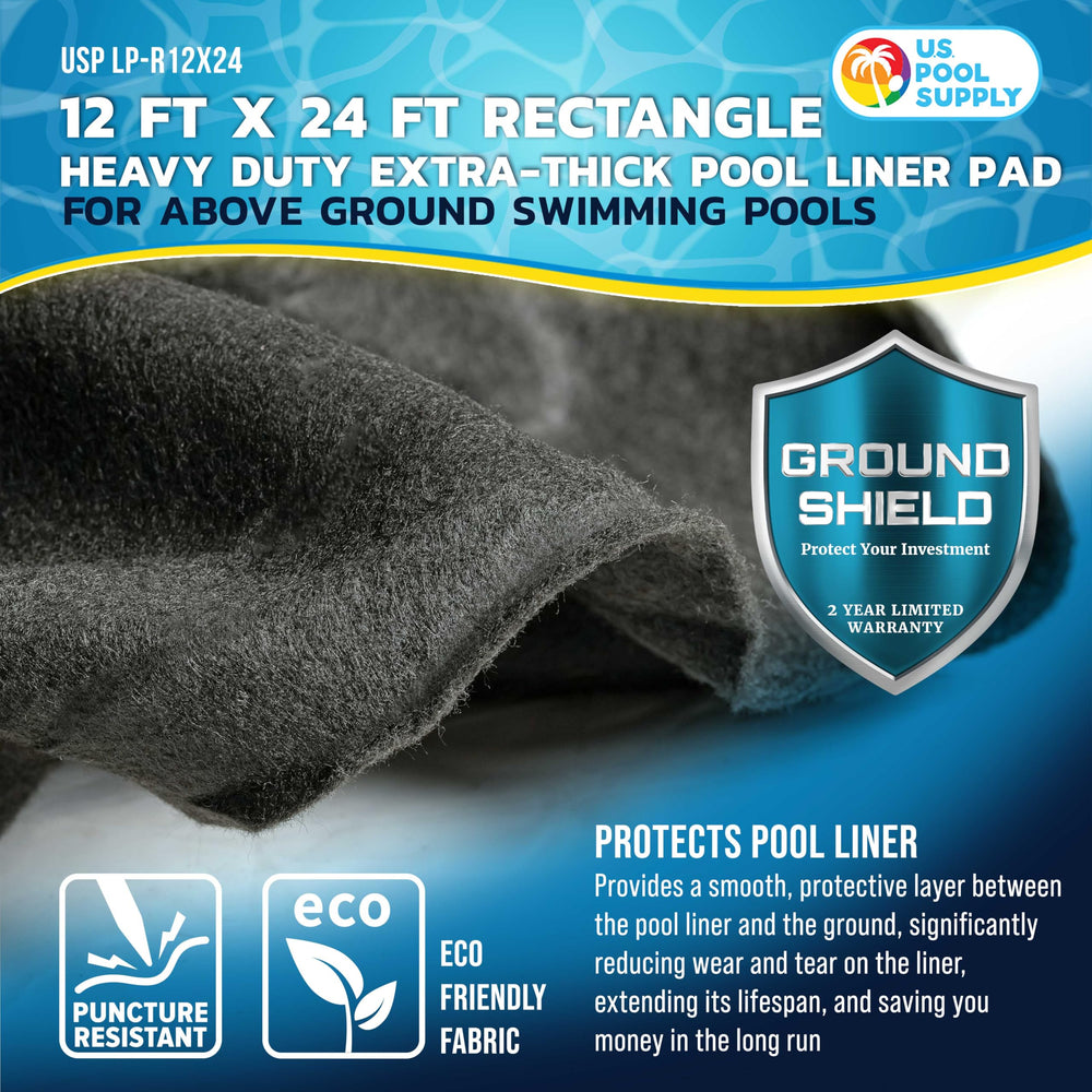 U.S. Pool Supply close-up of non-woven texture offering puncture resistance benefit