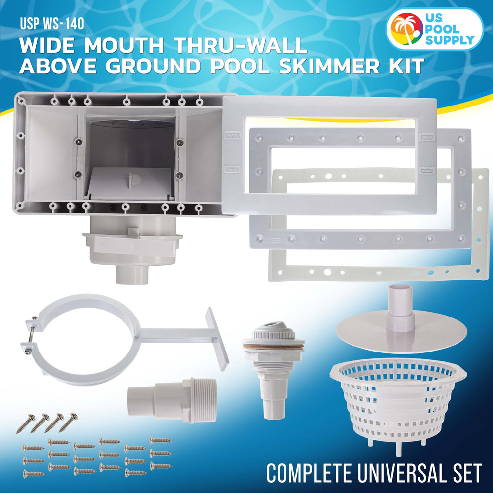 U.S. Pool Supply close-up of weighted weir door illustrating reliable surface suction