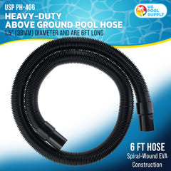 U.S. Pool Supply close-up of spiral-wound core showing flexible strong flow support