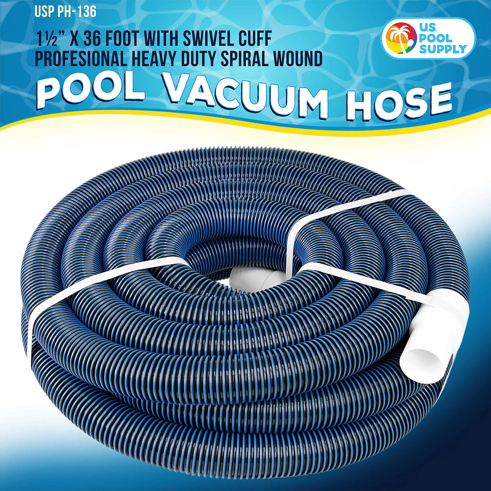 U.S. Pool Supply close-up of swivel cuff illustrating kink-free rotation benefit