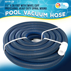 U.S. Pool Supply close-up of swivel cuff illustrating kink-free rotation benefit