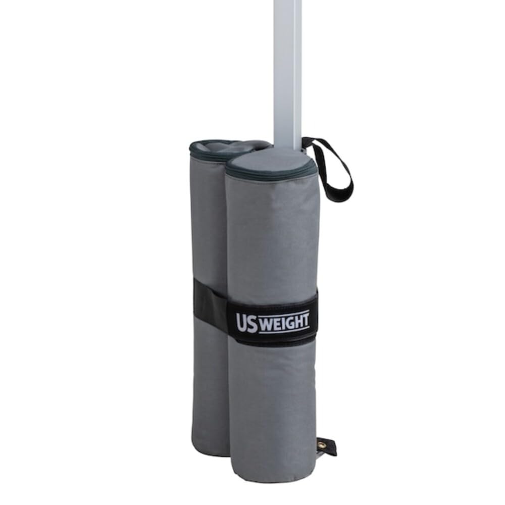 US Weight Titan front view showing four fillable bags and durable handles for easy carrying
