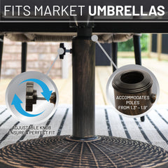 US Weight PVC feet underside view protecting surfaces and preventing slips