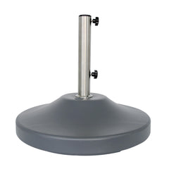 US Weight umbrella base front view showing stable 24-inch footprint and durable build