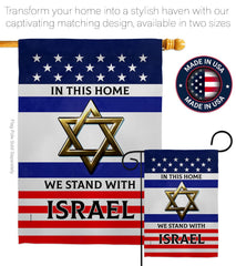 USA Decoration flag displayed in garden highlighting outdoor visibility and charm