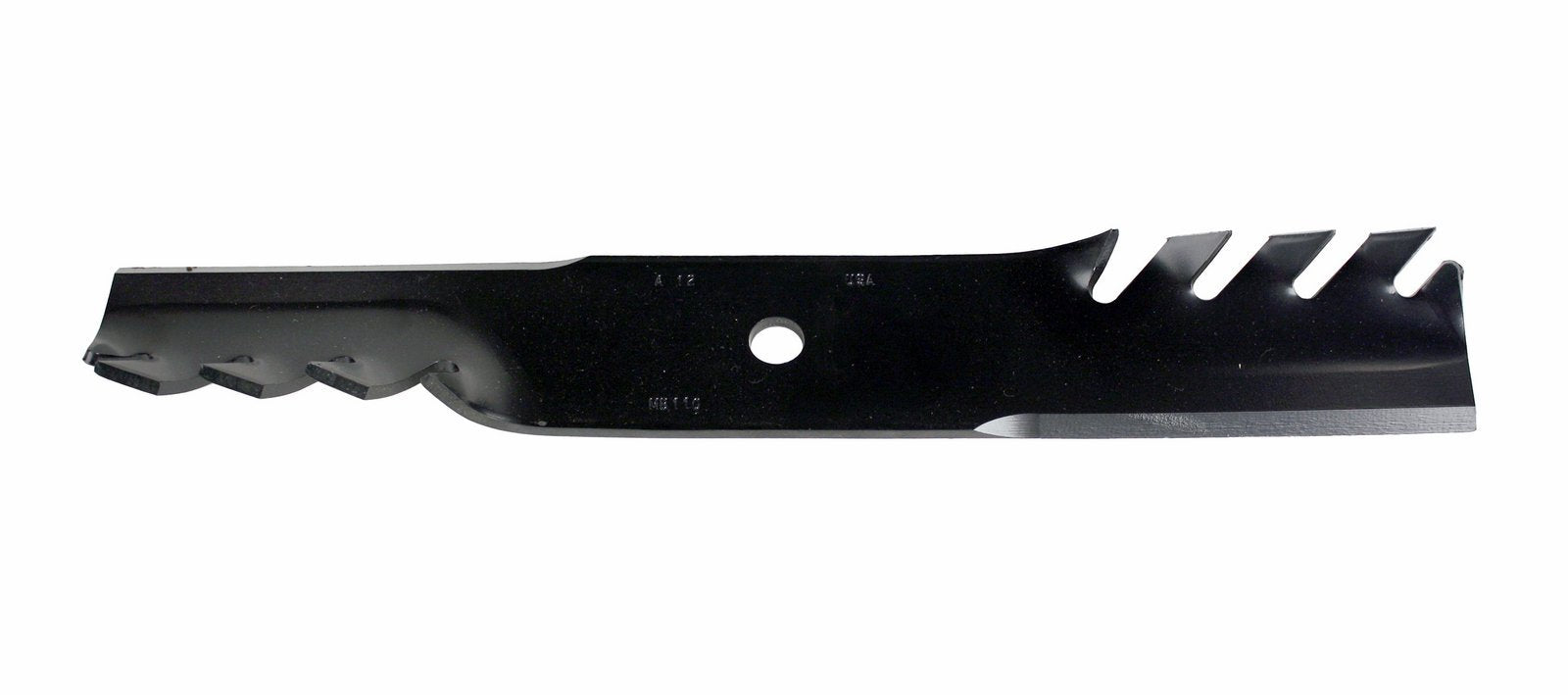 USA Mower Blades close-up of sharpened edge demonstrating precise mulching performance