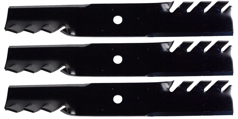 USA Mower Blades front profile showing blade shape and cutting edge for improved finish
