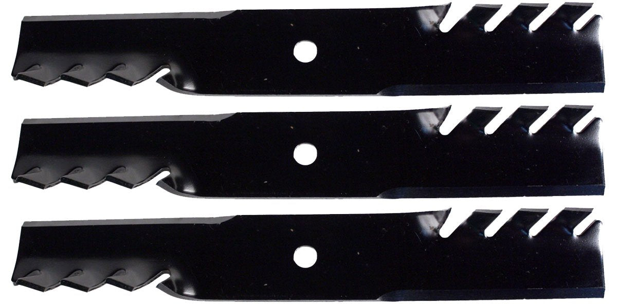 USA Mower Blades front profile showing blade shape and cutting edge for improved finish