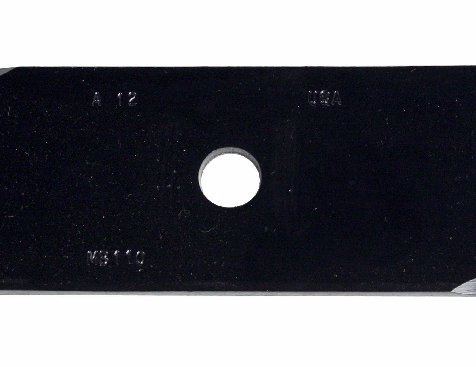 USA Mower Blades packaging and label showing part number compatibility and identification
