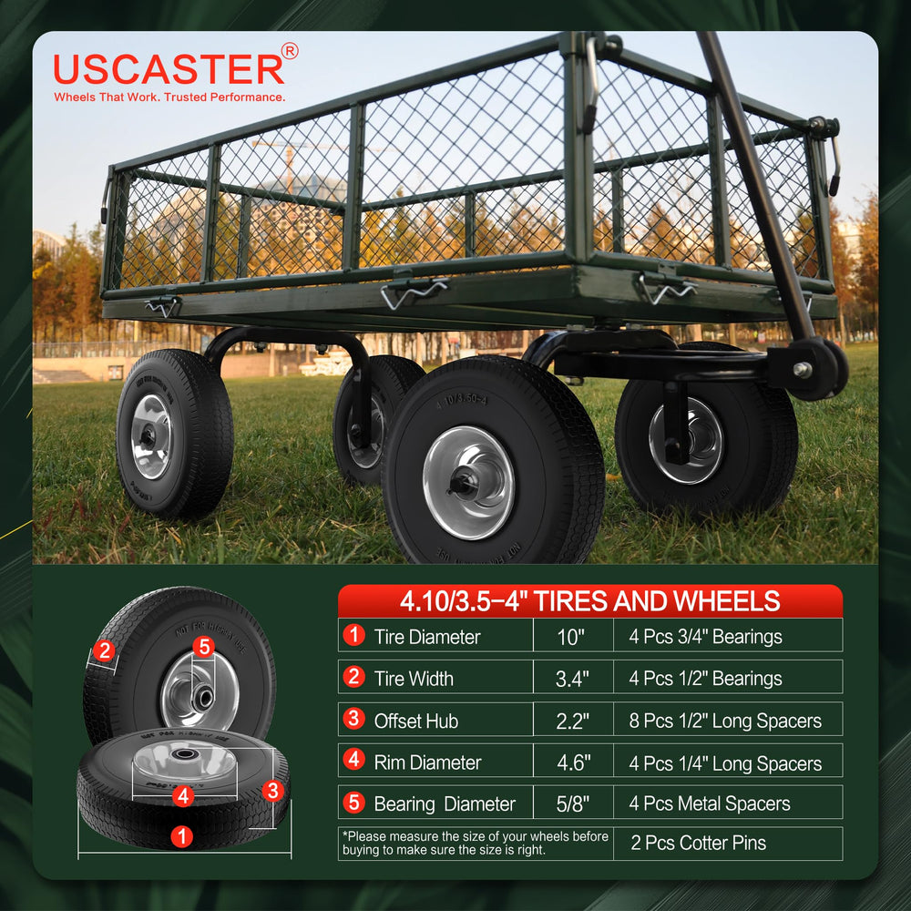 uscaster closeup sawtooth tread offering enhanced traction on rough ground