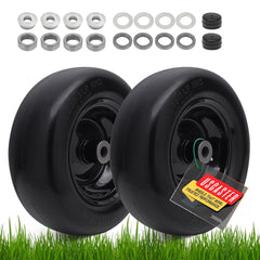 USCaster front assembled wheel showing ready-to-install convenience