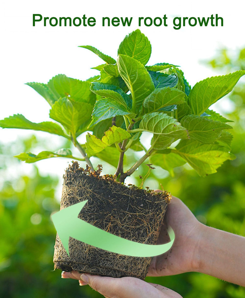 USEDGDIG bag next to a hand to show size and convenient 5.9LB portion for gardeners