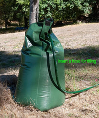 USHIGHLIGHT bag wrapped around tree trunk in use promoting slow-release root hydration