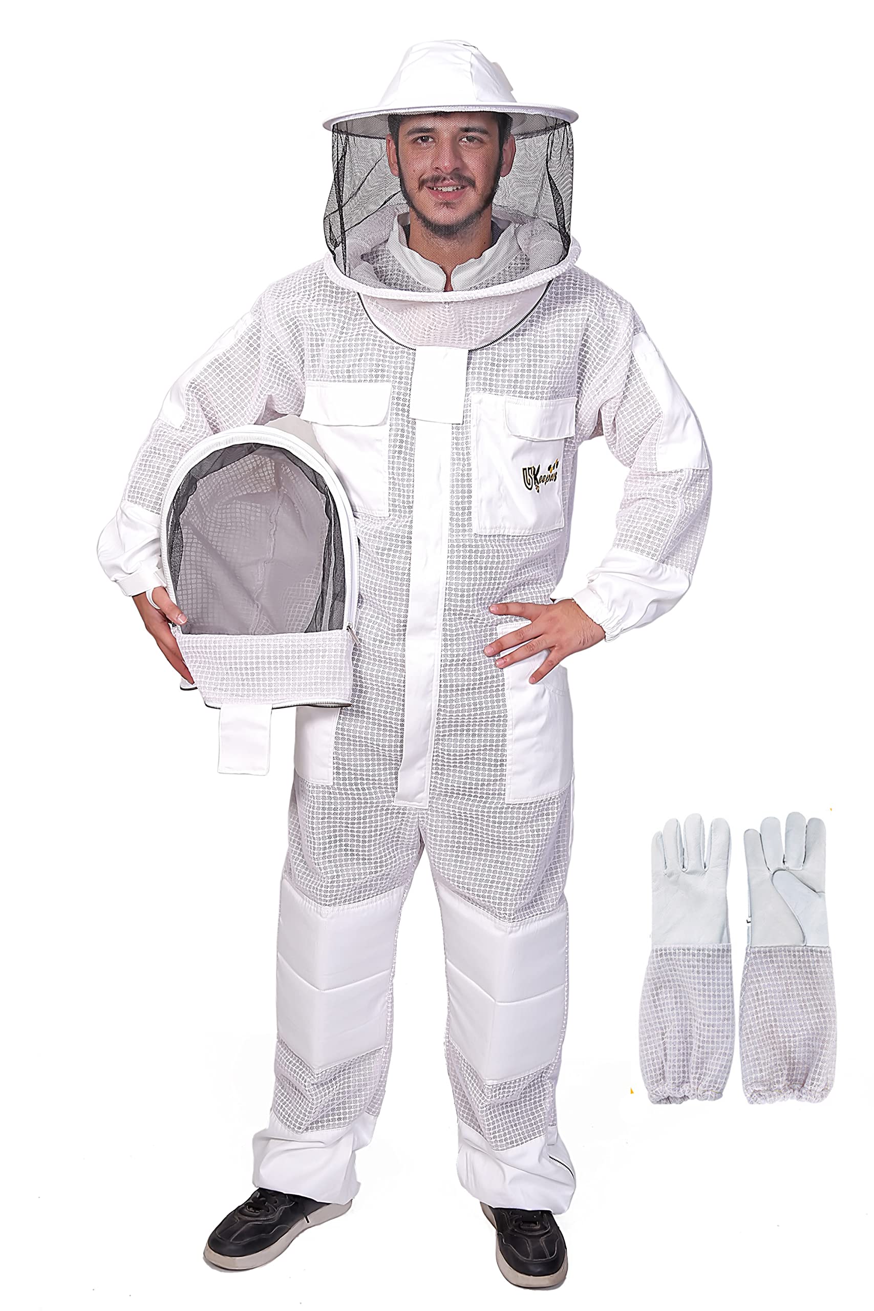 USKEEPERS front view full suit showing overall protection and breathable design