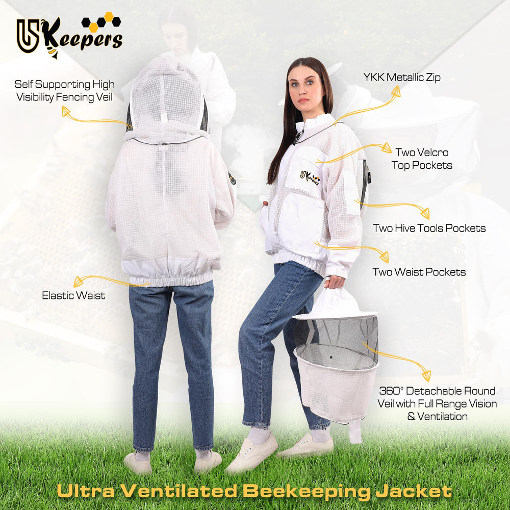 USKEEPERS pocket and YKK brass zipper detail for durable storage