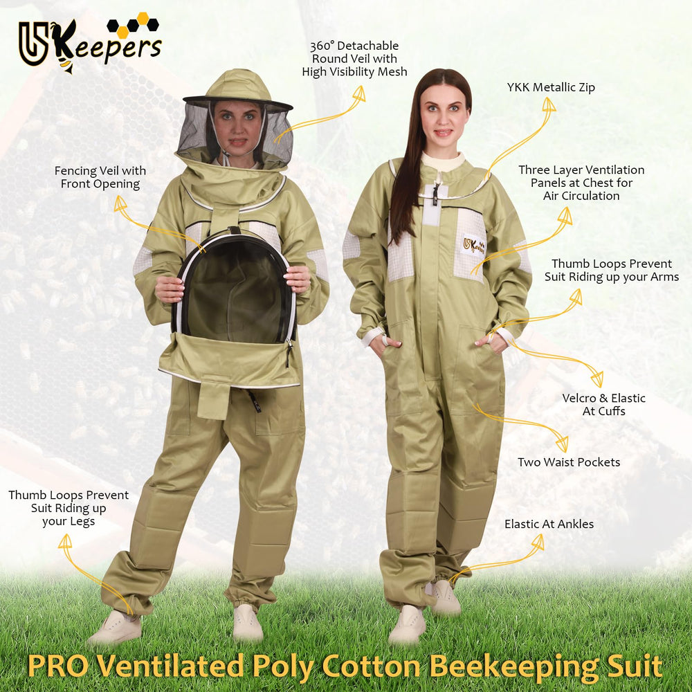 USKEEPERS round veil providing 360° visibility and improved airflow