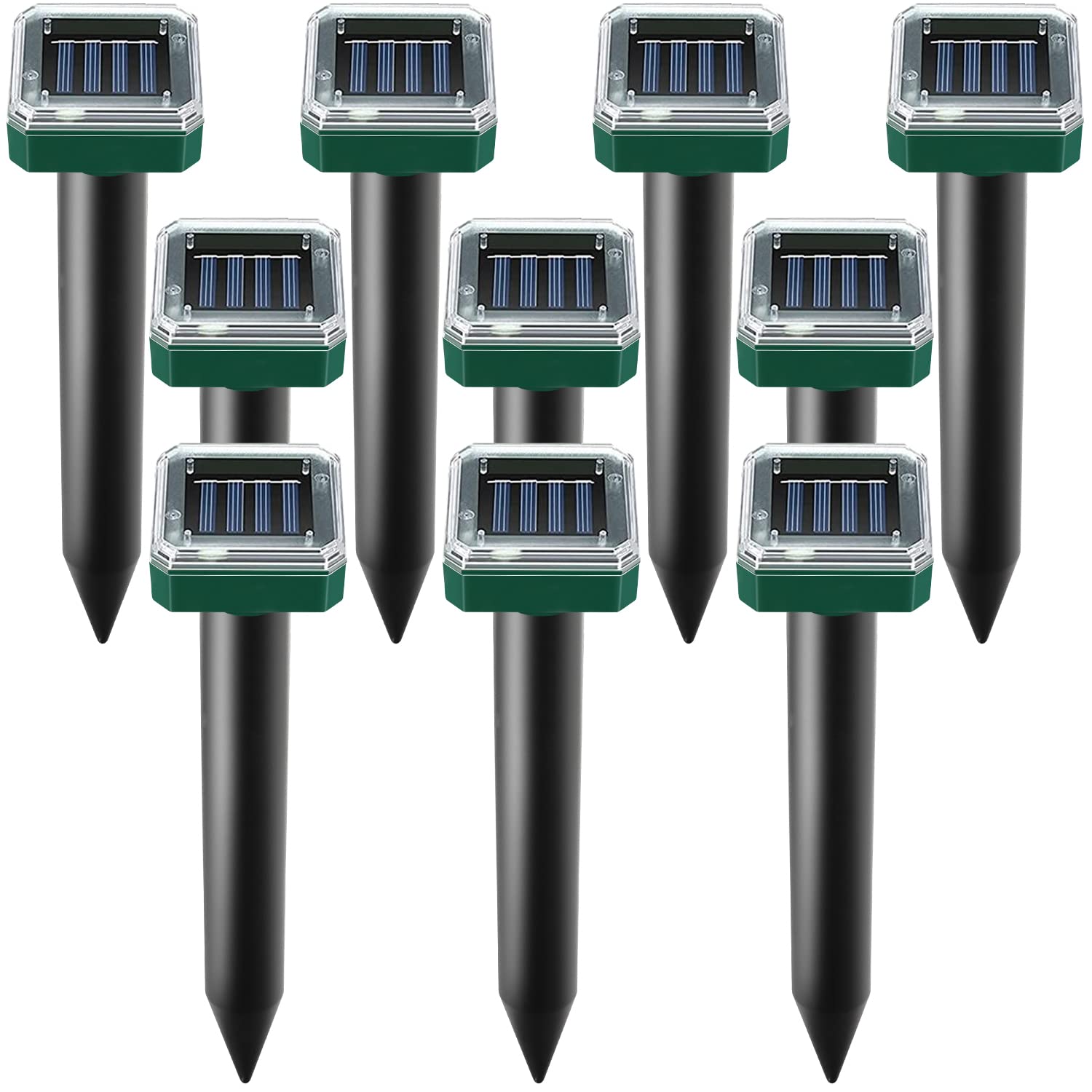 USKICH front view of 10-pack spikes showing kit and benefits