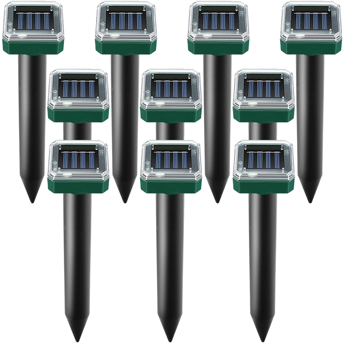 USKICH front view of 10-pack spikes showing kit and benefits