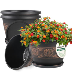 Usocik copper retro floral front view showing vintage style and curb appeal