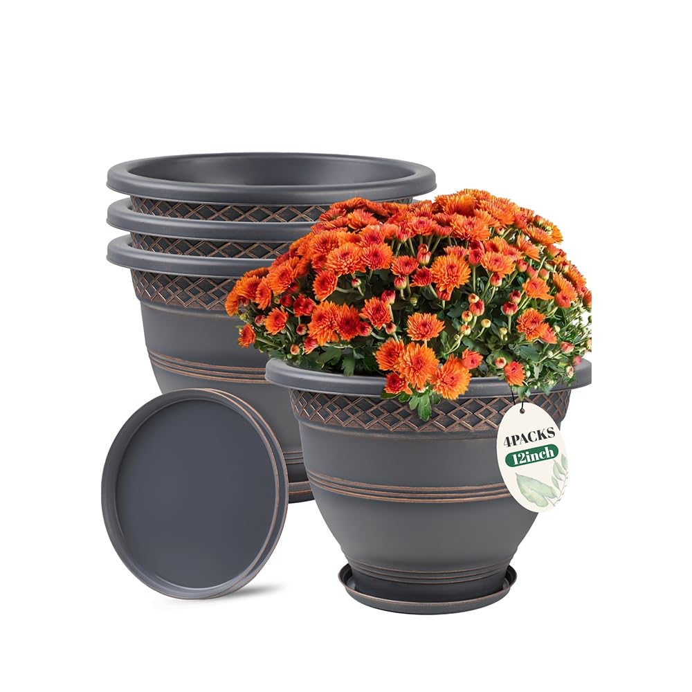 Usocik front view copper-plaid pot showing elegant finish and style benefit