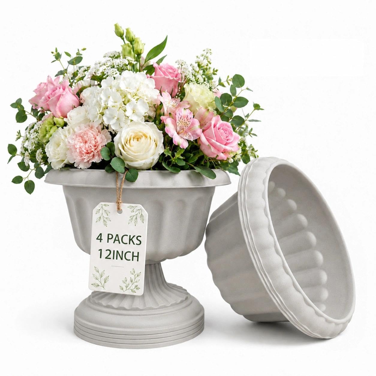 Usocik front view urn planter showing classic silhouette and easy styling
