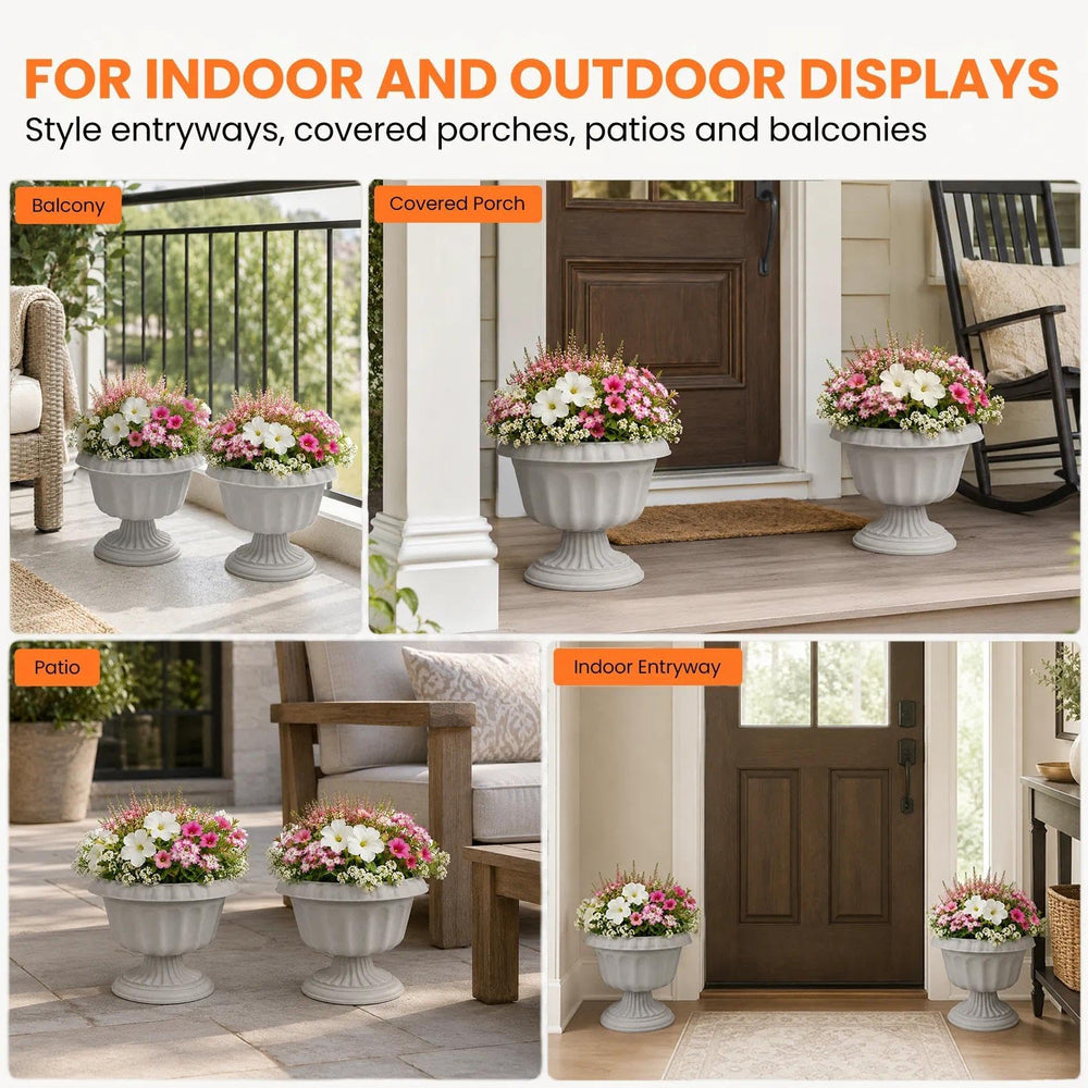 Usocik planters disassembled for compact storage and easy seasonal packing