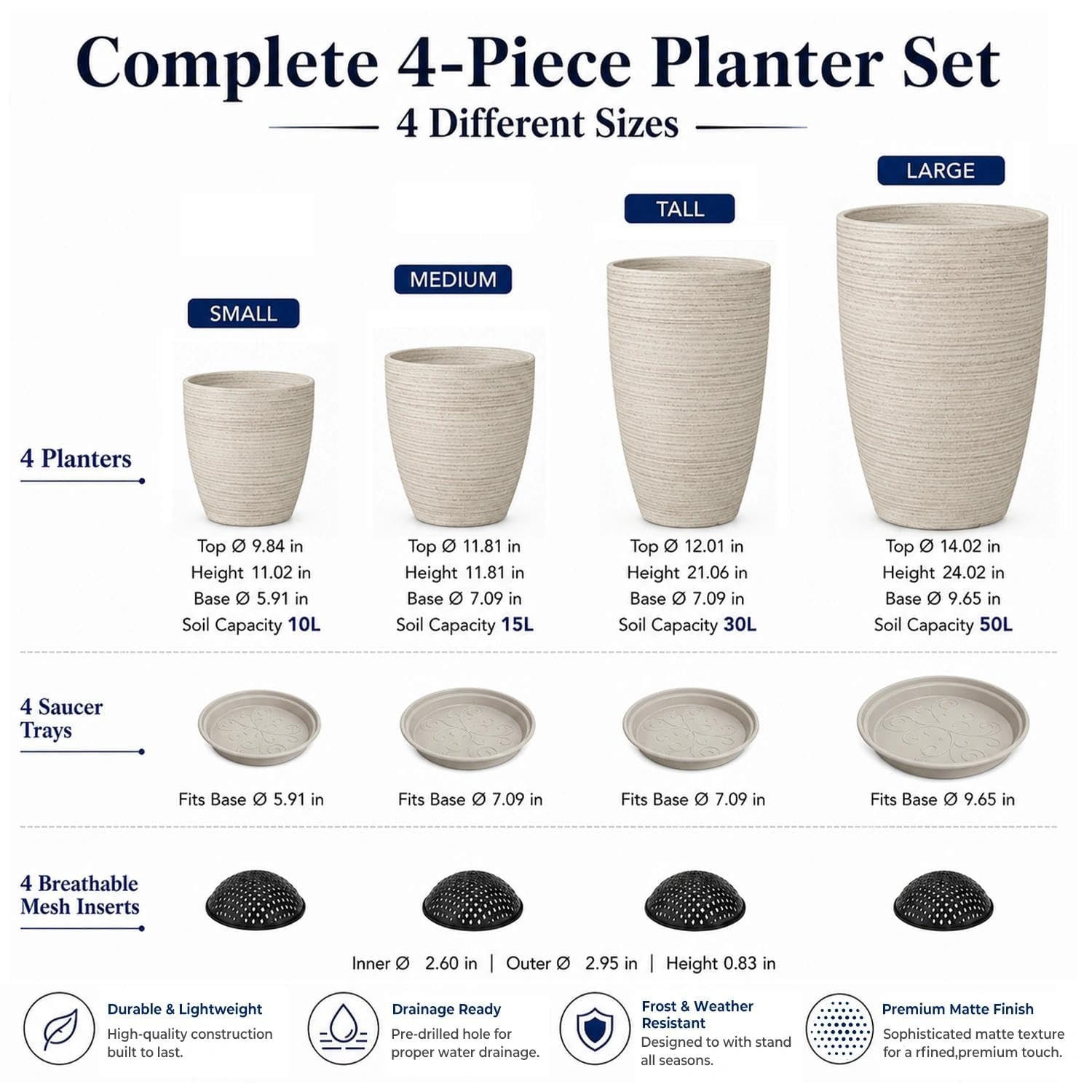 Usocik next to person demonstrating scale and easy portability of lightweight pots