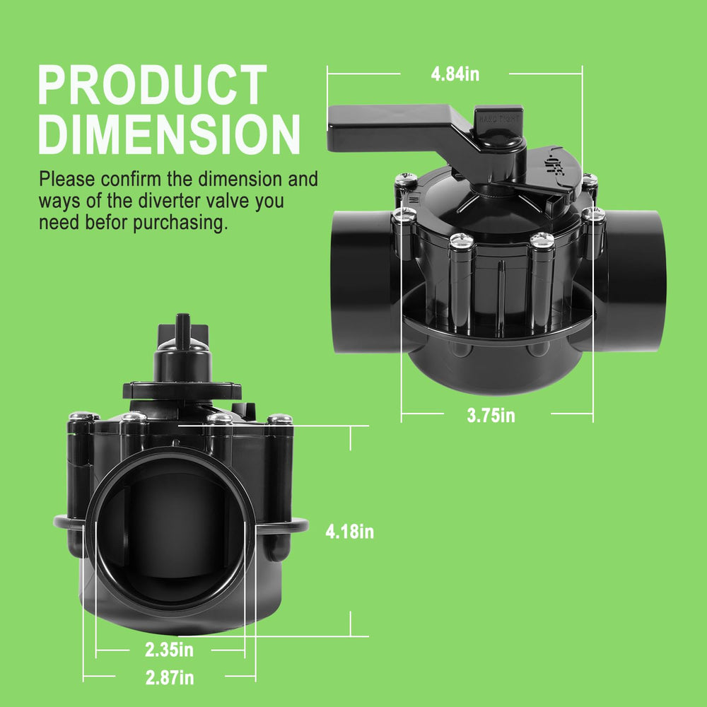 Ussuray valve held in hand providing scale and easy handling for installers