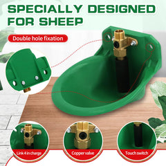 USUNFARM side profile highlighting curved rim for comfortable animal drinking