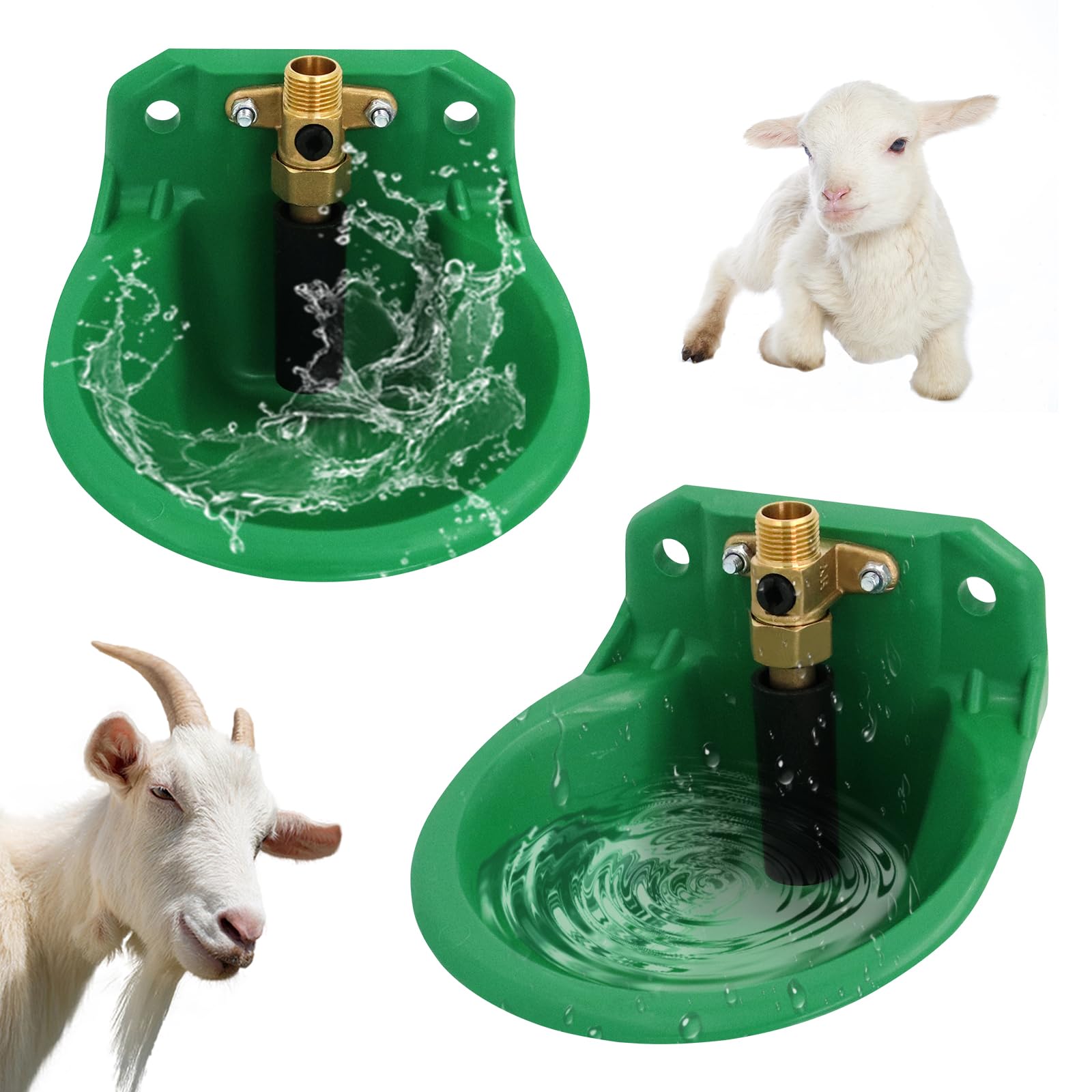 USUNFARM molded back detail showing mounting holes and one-piece construction