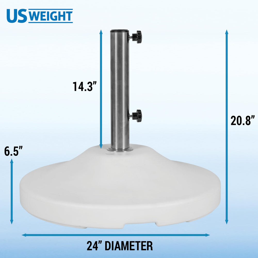 US Weight inside-stem plastic post protector preventing pole damage and wear