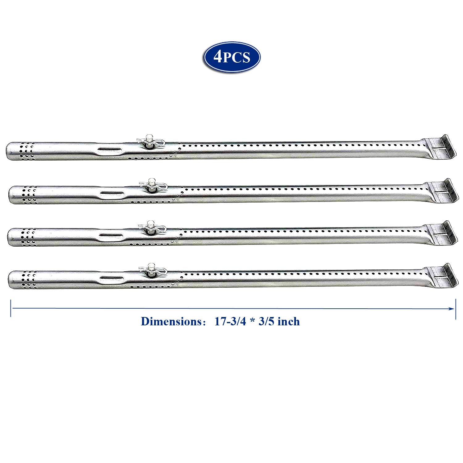 Utheer adjustable crossover tube extended to fit grill manifolds