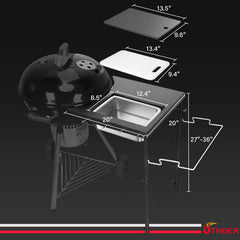 Utheer cutting board and stainless basin detail for hygienic prep