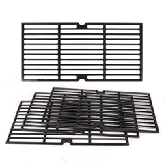 Utheer front view of four cast iron grates showing fit and durable design for quick replacement